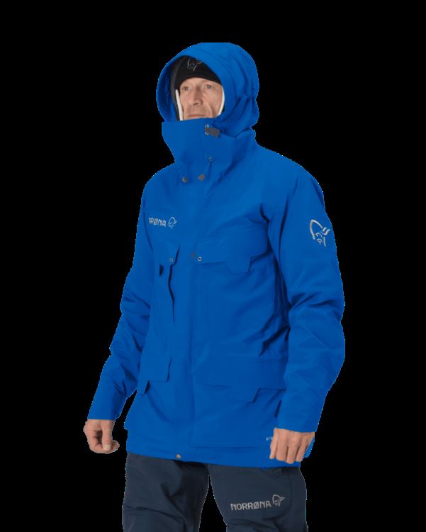 Norrona Heren Arktis Gore-tex Pro Jack Ousland Edition Olympisch Blauw
