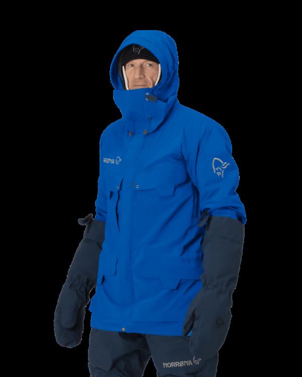 Norrona Heren Arktis Gore-tex Pro Jack Ousland Edition Olympisch Blauw