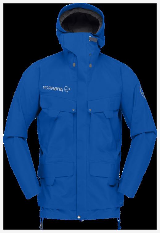 Norrona Heren Arktis Gore-tex Pro Jack Ousland Edition Olympisch Blauw