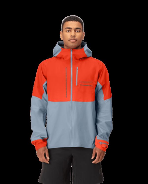 Norrona Heren Senja Gore-tex Active Jack Arednalin/blue Fog