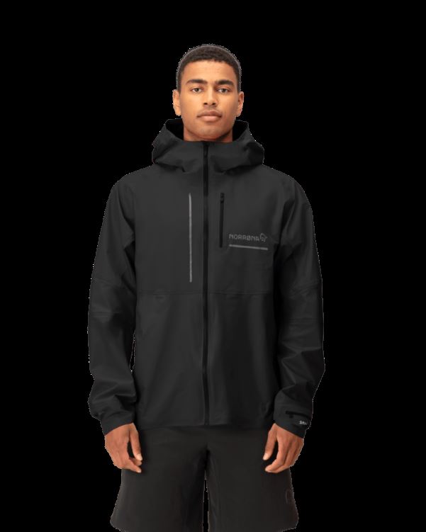 Norrona Heren Jack Senja Gore-tex Active Kaviaar Zwart