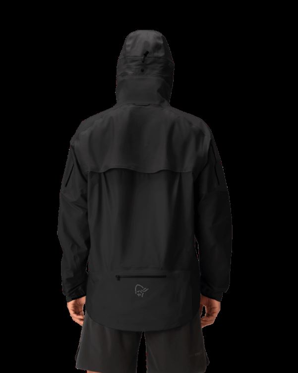 Norrona Heren Jack Senja Gore-tex Active Kaviaar Zwart