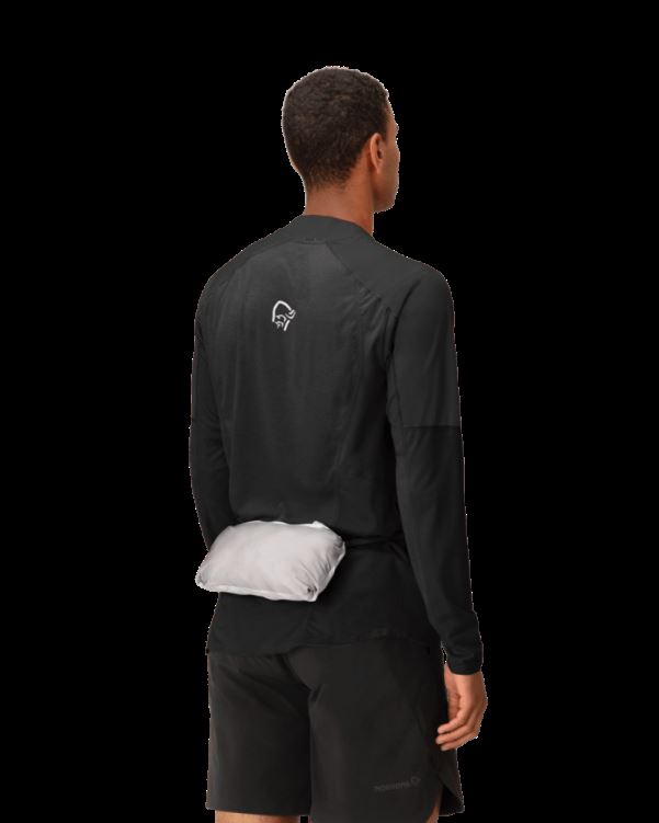 Norrona Heren Jack Senja Gore-tex Active Kaviaar Zwart