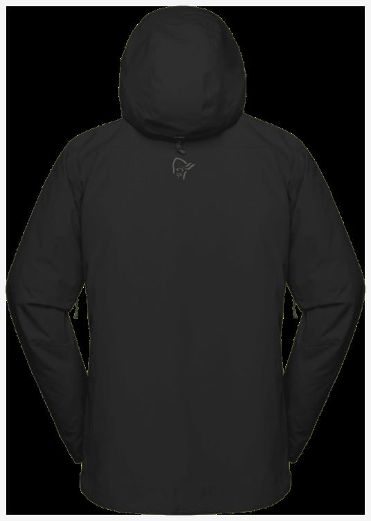 Norrona Heren Lofoten Gore-tex Isolerende Jas Caviar Zwart