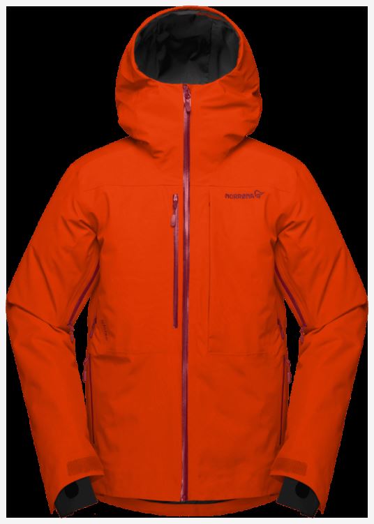 Norrona Lofoten Gore-tex Isolatiejack Voor Heren Adrenaline/rabarber
