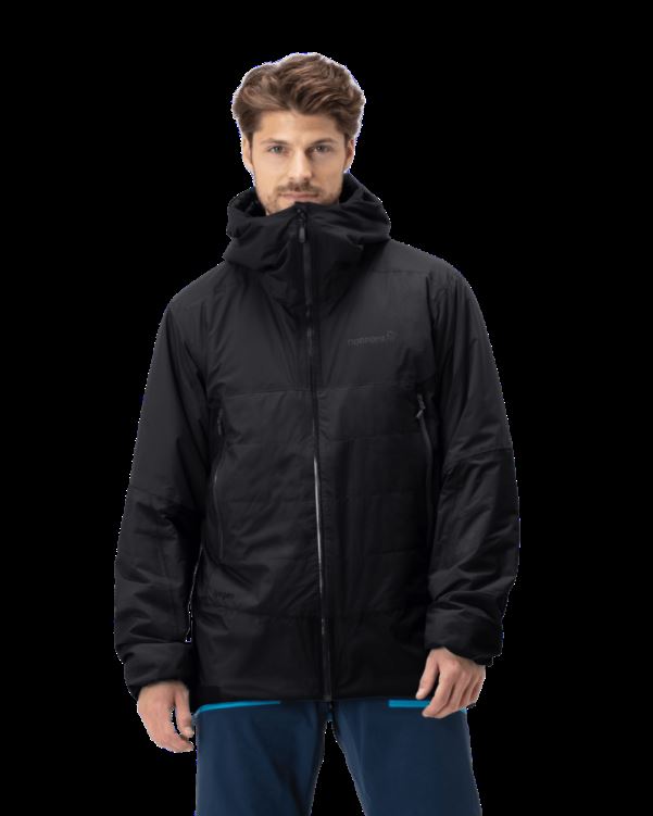 Norrona Heren Lyngen Dri2 Thermo60 Jas Kaviaar Zwart