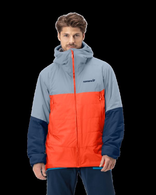 Norrona Heren Lyngen Dri2 Thermo60 Jas Arednalin/blauw Mist
