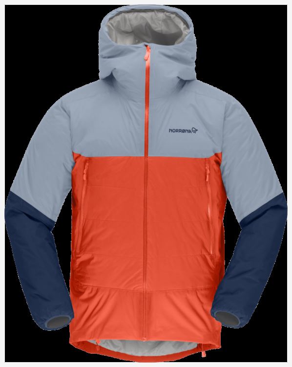 Norrona Heren Lyngen Dri2 Thermo60 Jas Arednalin/blauw Mist
