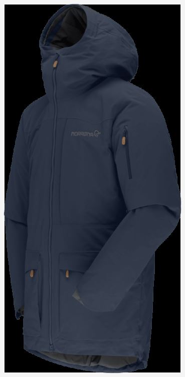 Norrona Heren Tamok Gore-tex Thermo80 Jas Indigo Nachtblauw