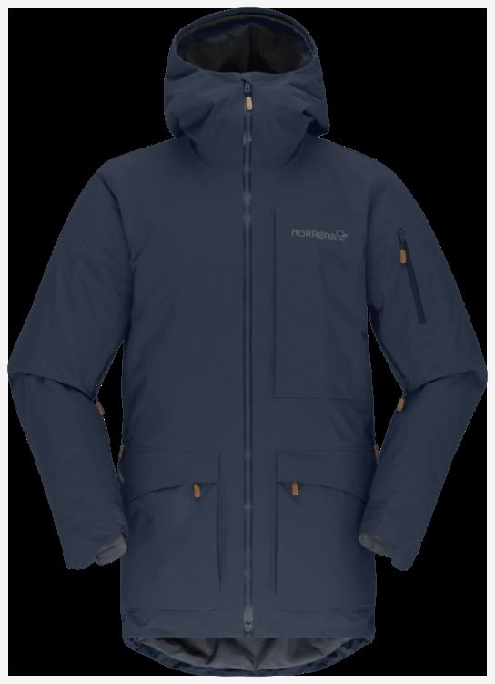 Norrona Heren Tamok Gore-tex Thermo80 Jas Indigo Nachtblauw