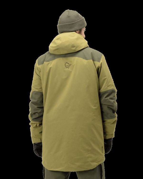 Norrona Heren Tamok Gore-tex Thermo80 Jas Olijfgroen