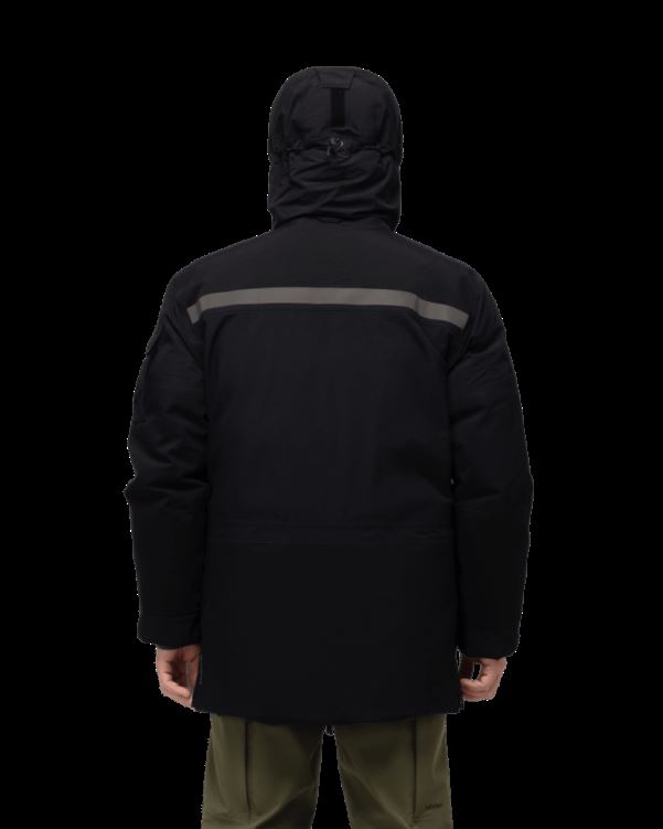 Unisex Gore-tex Down750 Parka Norrona Caviar Zwart