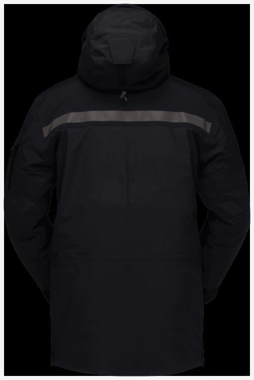 Unisex Gore-tex Down750 Parka Norrona Caviar Zwart