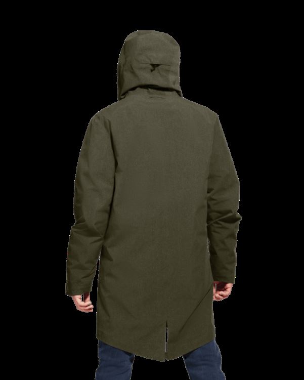 Norrona Oslo Gore-tex Down850 Heren Parka Olijf Nacht