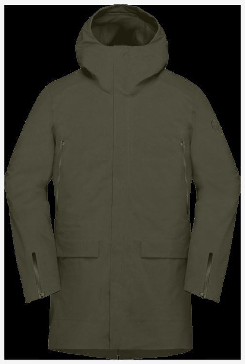 Norrona Oslo Gore-tex Down850 Heren Parka Olijf Nacht