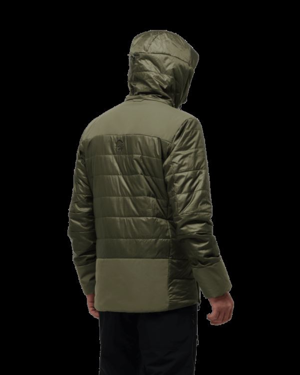 Norrona Heren Lofoten Primaloft80 Anorak Olijf Nacht