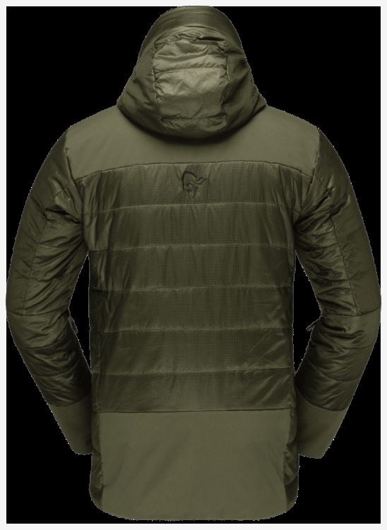 Norrona Heren Lofoten Primaloft80 Anorak Olijf Nacht