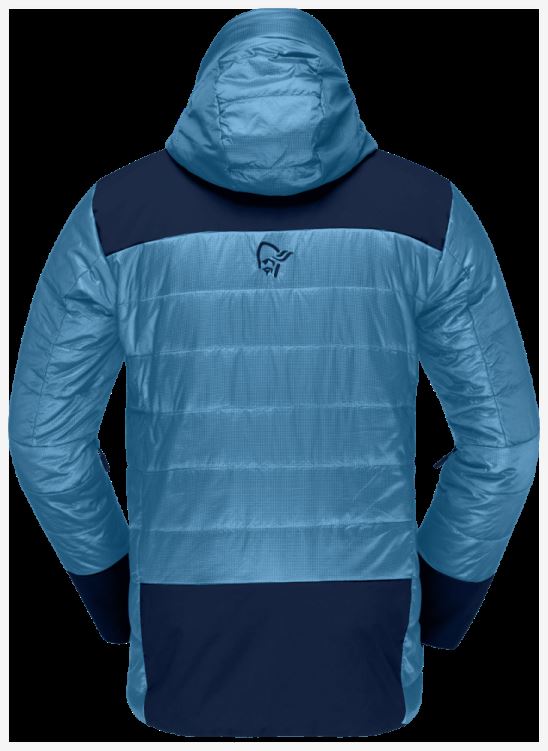 Norrona Heren Lofoten Primaloft80 Anorak Hawaiian Surf/indigo Night