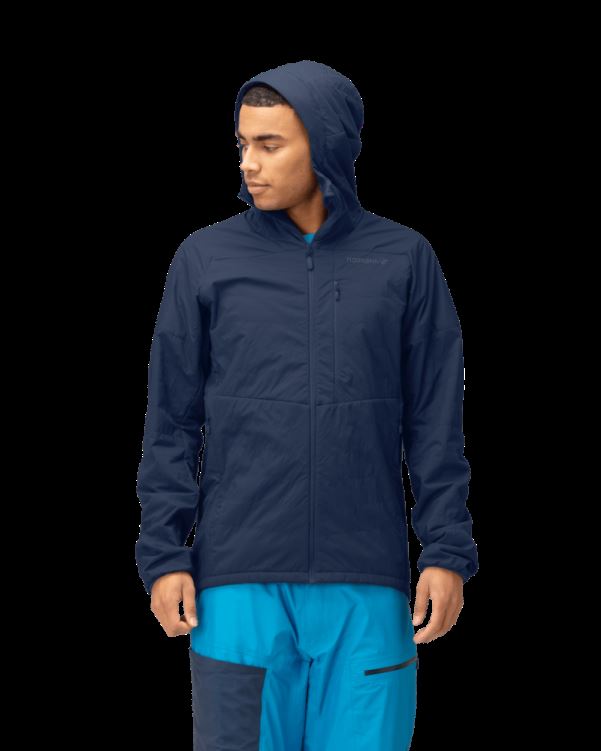 Norrona Heren Lyngen Alpha100 Zip Hood Indigo Night Blue