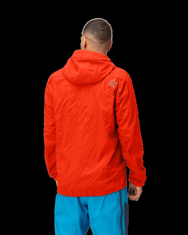 Norrona Heren Lyngen Alpha100 Zip Hood Adrenaline Rood