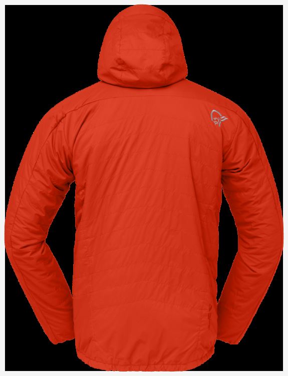 Norrona Heren Lyngen Alpha100 Zip Hood Adrenaline Rood