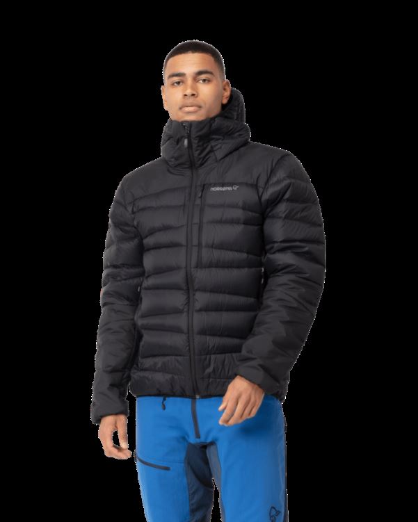 Norrona Heren Falketind Down750 Kap Kaviaar Zwart