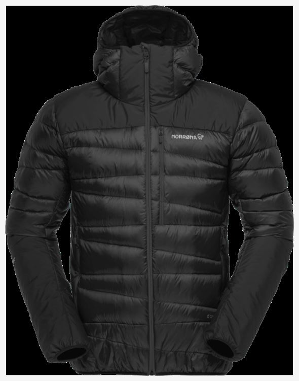 Norrona Heren Falketind Down750 Kap Kaviaar Zwart