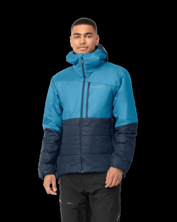 Heren Falketind Thermo60 Hood Hawaiian Surf/indigo Night Norrona