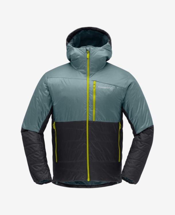 Norrona Heren Falketind Thermo60 Hood Noord Atlantic/caviar