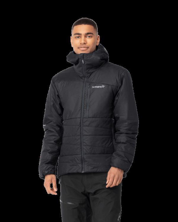 Norrona Heren Falketind Thermo60 Capuchon Caviar Zwart