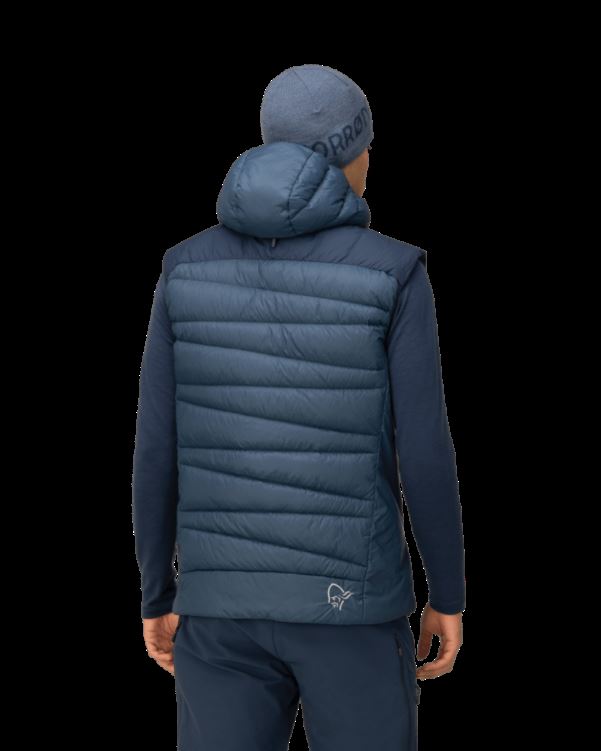 Norrona Heren Falketind Down750 Vest Indigo Nachtblauw