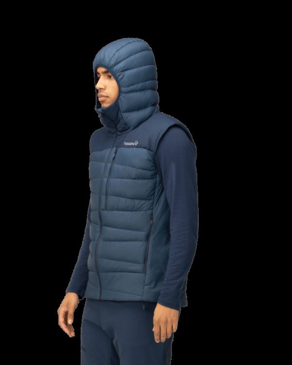 Norrona Heren Falketind Down750 Vest Indigo Nachtblauw