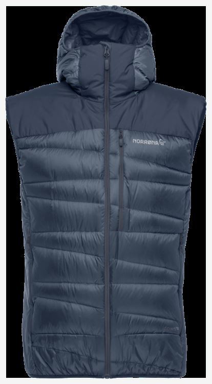 Norrona Heren Falketind Down750 Vest Indigo Nachtblauw