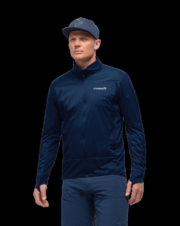 Norrona Heren Falketind Octa Jas Indigo Nachtblauw
