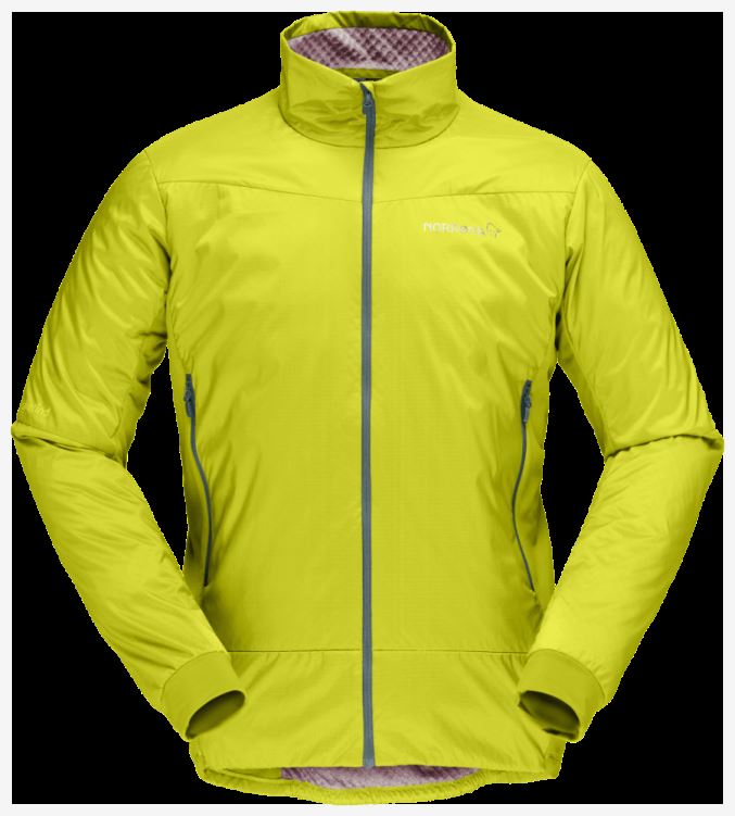 Norrona Falketind Octa Jas Voor Heren, Sulfur Spring/north Atlantic