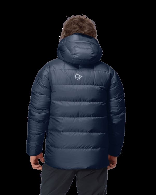 Norrona Heren Trollveggen Down850 Jas Indigo Nachtblauw
