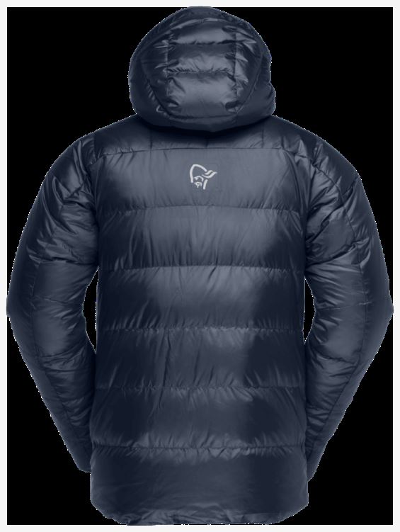Norrona Heren Trollveggen Down850 Jas Indigo Nachtblauw