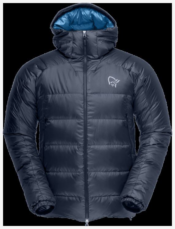 Norrona Heren Trollveggen Down850 Jas Indigo Nachtblauw