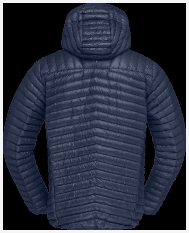 Norrona Trollveggen Superlight Down850 Herencapuchon Indigo Nachtblauw