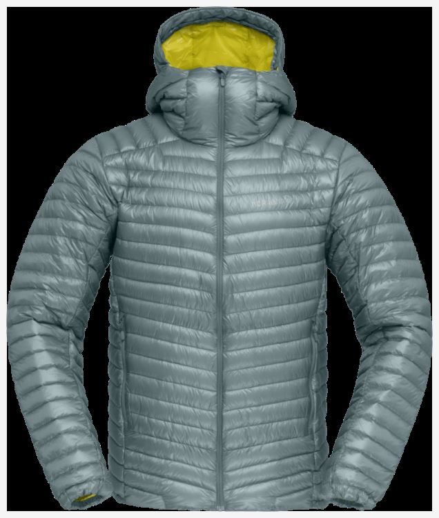 Norrona Trollveggen Superlight Down850 Herencapuchon Noord Atlantic