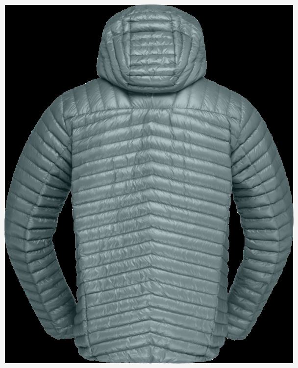 Norrona Trollveggen Superlight Down850 Herencapuchon Noord Atlantic