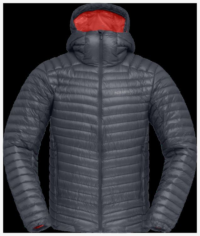 Norrona Heren Trollveggen Superlight Down850 Hood Cool Zwart