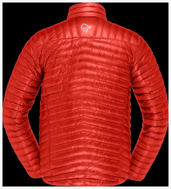 Norrona Trollveggen Superlight Down850 Herenjack Adrenaline Rood