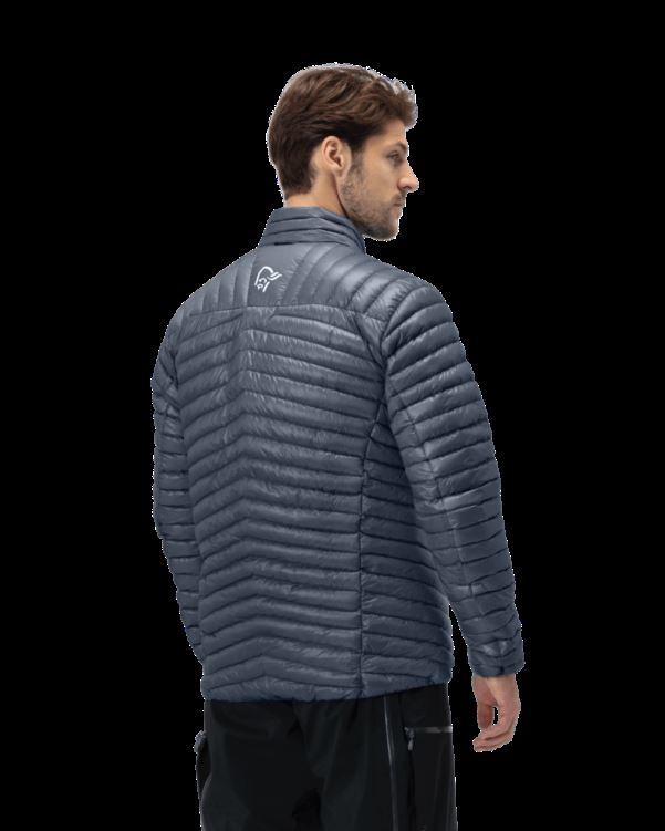 Norrona Heren Trollveggen Superlight Down850 Jack Cool Zwart