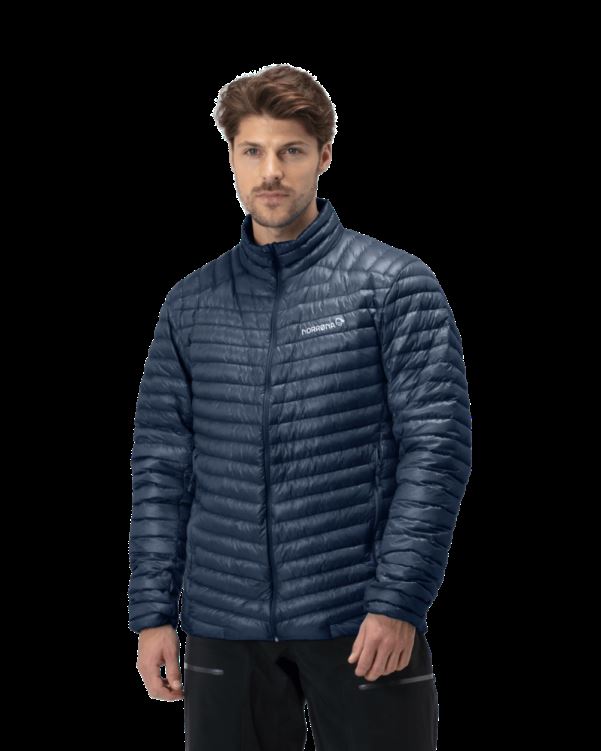 Norrona Trollveggen Superlight Down850 Herenjack Indigo Nachtblauw