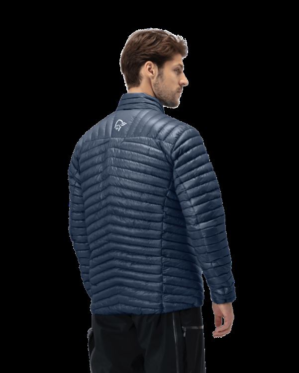 Norrona Trollveggen Superlight Down850 Herenjack Indigo Nachtblauw