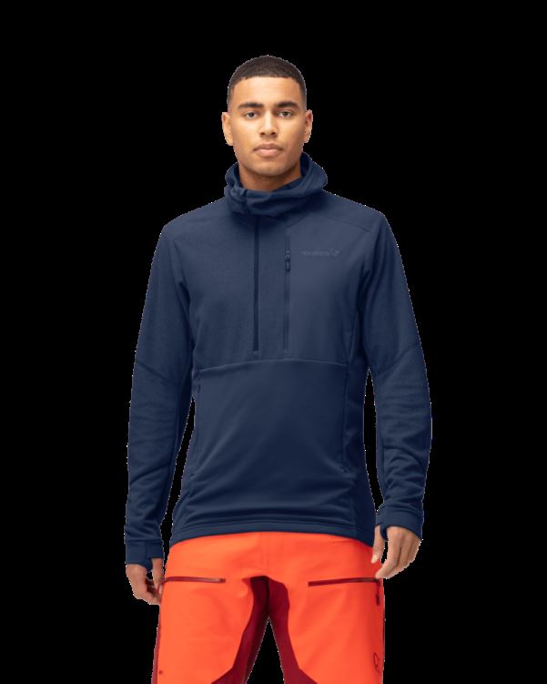 Norrona Heren Lofoten Thermal Pro Capuchon Indigo Nachtblauw