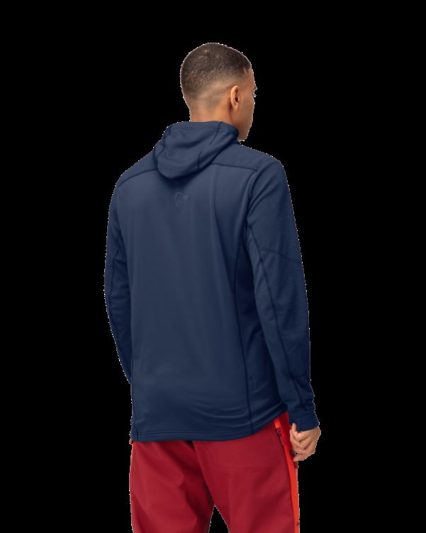 Norrona Heren Lofoten Thermal Pro Capuchon Indigo Nachtblauw