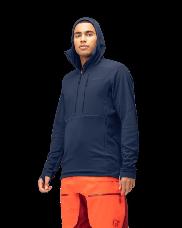 Norrona Heren Lofoten Thermal Pro Capuchon Indigo Nachtblauw