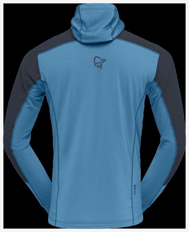 Norrona Heren Lofoten Thermal Pro Hood Hawaiian Surf/indigo Night